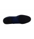 Blå jazzsko i mykt skinn med delt DRS såle, 1 cm hæl, meget fleksibel.